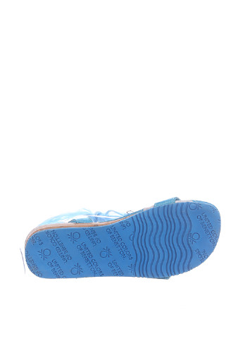 Голубые кэжуал сандалии United Colors of Benetton Без шнурков