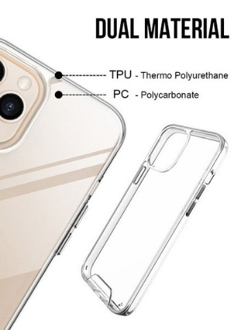 Противоударний Силиконовый Чехол Space Silicone Case для iPhone 13 Pro Прозрачный No Brand бесцветный