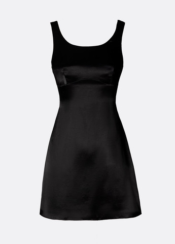 Черное коктейльное, кэжуал платье платье-майка Gepur однотонное