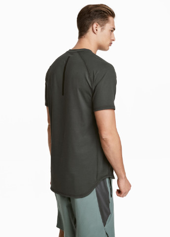 Чорна футболка з коротким рукавом H&M
