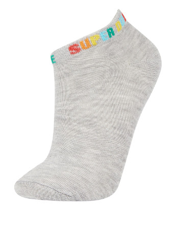 Шкарпетки (5 пар) DeFacto меланжі комбіновані повсякденні