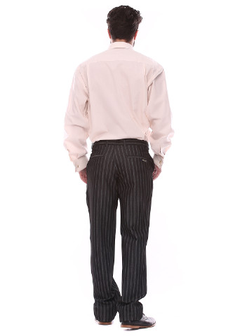 Черные кэжуал демисезонные прямые брюки Pioneer