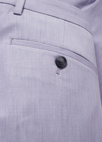 Сиреневые кэжуал демисезонные зауженные брюки C&A