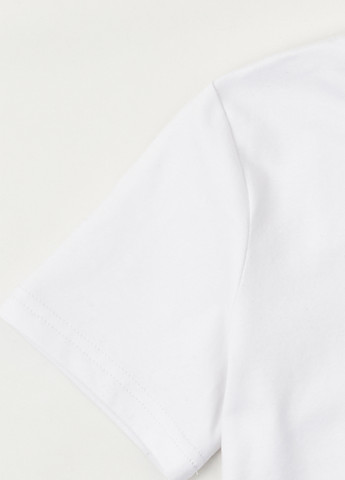 Біла літня футболка Garnamama