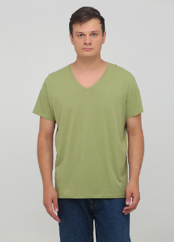 Оливковая футболка Primark