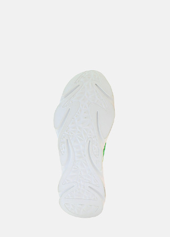 Белые демисезонные кроссовки re2615 белый-салатовый El passo