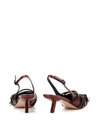 Le'BERDES Туфлі слінгбекі бордовий з натуральна шкіра, україна — літо (322088101)