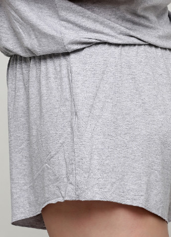 Комбинезон MTWTFSS Weekday комбинезон-шорты меланж светло-серый кэжуал вискоза, трикотаж