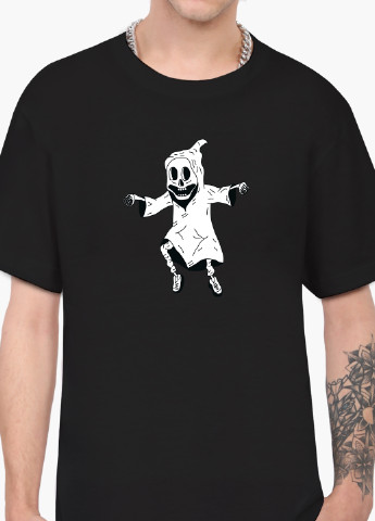 Черная футболка мужская скелет (skeleton) (9223-2085-1) xxl MobiPrint
