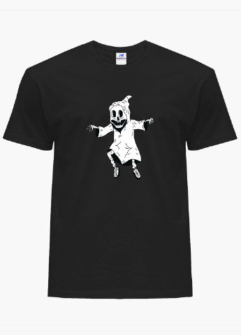 Чорна футболка чоловіча скелет (skeleton) (9223-2085-1) xxl MobiPrint