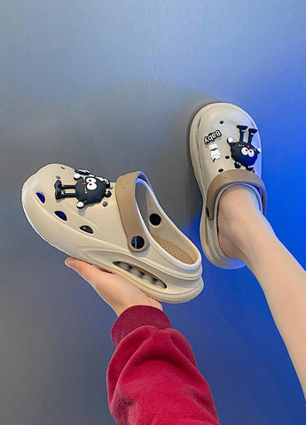 Светло-бежевые сабо SHEIN без каблука джибитсы