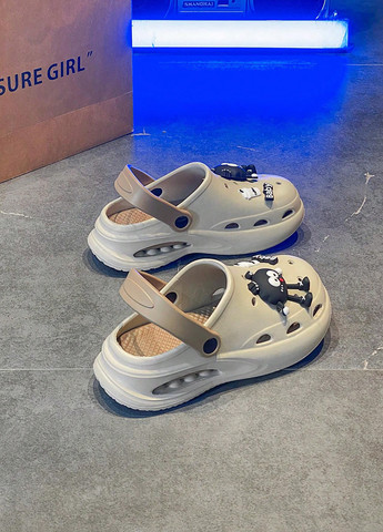 Светло-бежевые сабо SHEIN без каблука джибитсы