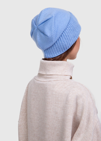 Зимова жіноча тепла шапка з відворотом на флісовій підкладці 550397 DeMari (254445129)