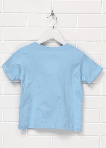 Блакитна літня футболка Rabbit Skins