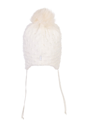 Зимняя шапка для девочки Klimani рисунок молочная кэжуал