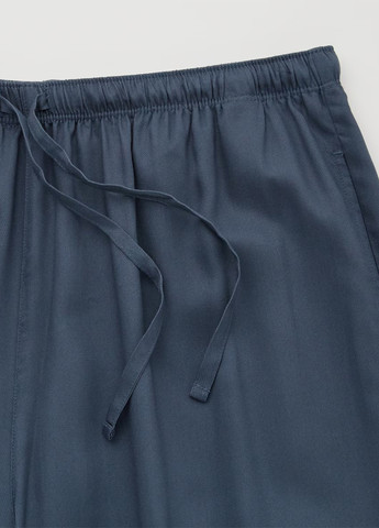 Темно-синя всесезон піжама (сорочка, штани) рубашка + брюки Uniqlo