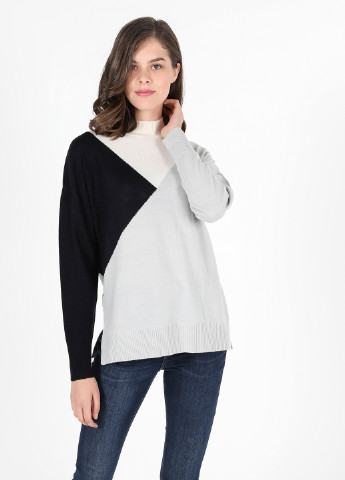 Светло-серый зимний свитер джемпер Colin's