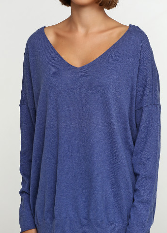 Синий демисезонный пуловер пуловер CARLA F