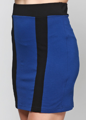 Темно-синяя кэжуал однотонная юбка Even & Odd мини