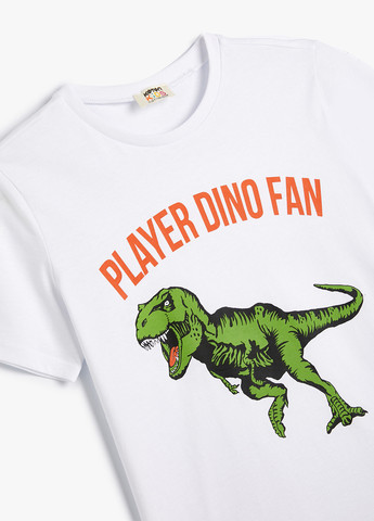 Біла літня футболка KOTON