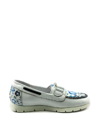 Белые мокасины Foletti Kids на липучке