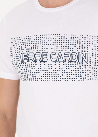 Молочная футболка Pierre Cardin