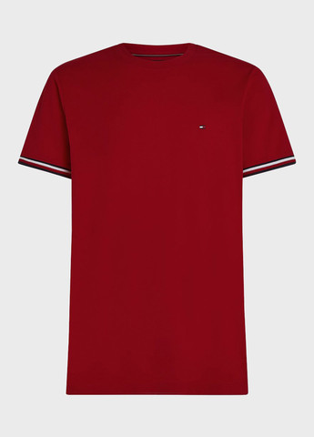 Темно-червона футболка Tommy Hilfiger