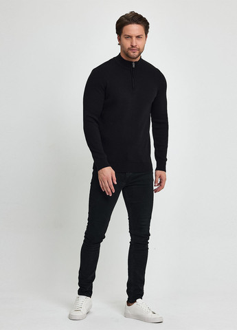 Черный демисезонный свитер Trend Collection