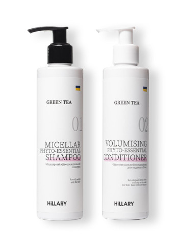 Набор для жирного типа волос Green Tea Phyto-essential Hillary (253597441)