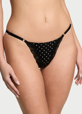 Черный демисезонный комплект (бюстгальтер, трусики) Victoria's Secret