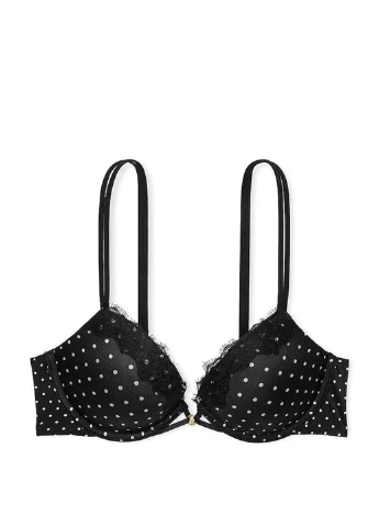 Черный демисезонный комплект (бюстгальтер, трусики) Victoria's Secret