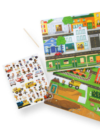Набор для творчества Переводные наклейки Вокруг дома (MD9530) Melissa&Doug (202365560)