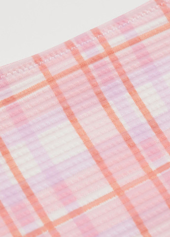 Розовые купальные трусики-плавки однотонные H&M