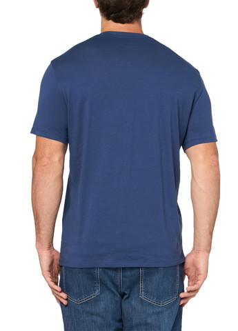 Синяя футболка Armani Exchange