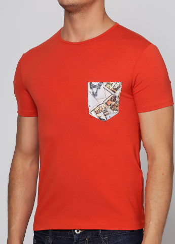 Оранжевая футболка MAKSYMIV