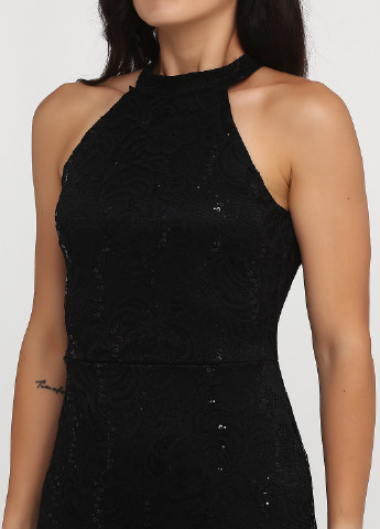 Черное коктейльное платье футляр Lipsy однотонное
