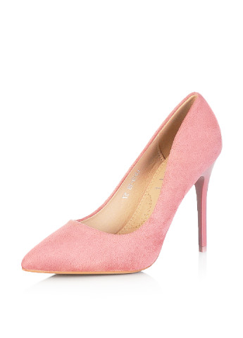 Розовые женские кэжуал туфли на высоком каблуке Китай - фото