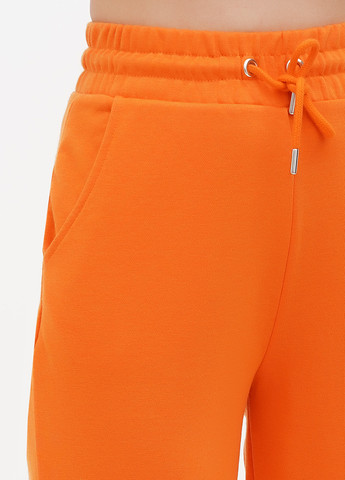 Оранжевые спортивные демисезонные джоггеры брюки Stradivarius
