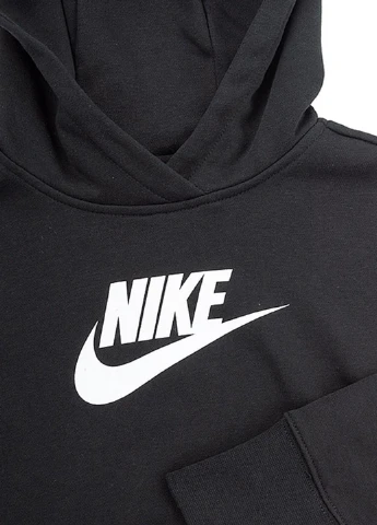 Худые DC7210-010 Nike G NSW CLUB FT CROP HOODIE HBR (321974462)