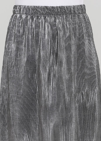 Серебряная кэжуал юбка Reserved плиссе
