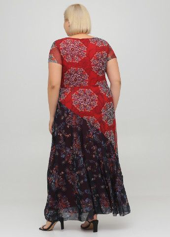 Комбінована кежуал сукня Linea Tesini з малюнком