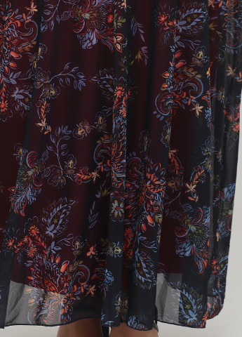 Комбинированное кэжуал платье Linea Tesini с рисунком