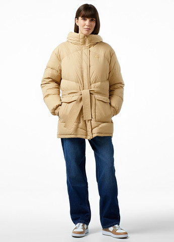 Светло-бежевый зимний Пуховик Lacoste