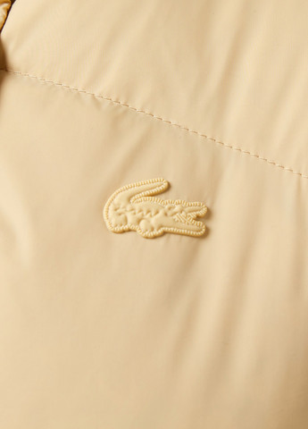 Светло-бежевый зимний Пуховик Lacoste