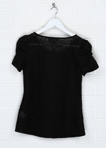 Черная однотонная блузка Vero Moda летняя