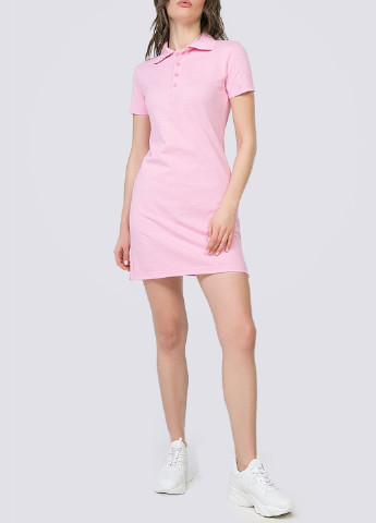 Рожева спортивна сукня поло поло Эгостиль однотонна