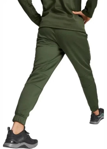 Темно-зеленые спортивные демисезонные джоггеры брюки Puma