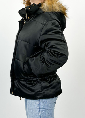 Черная демисезонная куртка Boohoo