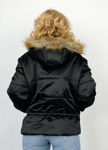 Черная демисезонная куртка Boohoo