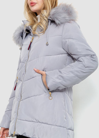 Светло-серая зимняя куртка Ager